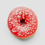 Donut glaseado de fresa